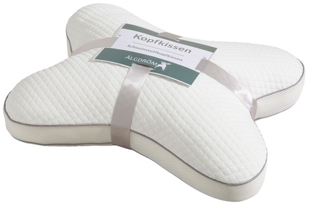 Älgdröm, Älgdröm Kopfkissen »Schmetterling«, Füllung: Zerkleinerter Memoryschaum, Bezug: Polyester 60%, Viskose 40%, (1 St.), Das Schmetterlings-Kissen unterstützt mit seiner Form besonders gut den Schulter- und Nackenbereich, 