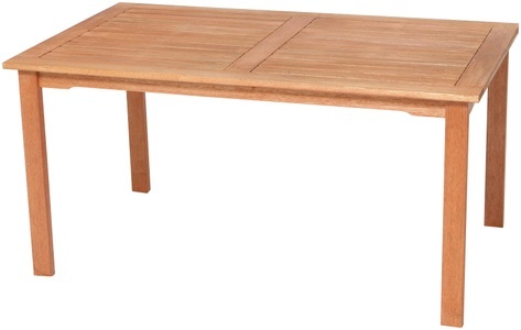 MERXX Gartentisch »Santos«, Eukalyptus, 150x90 cm, braun
