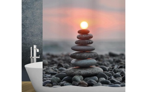 diaqua® Duschvorhang »Zen 180 x 200 cm«