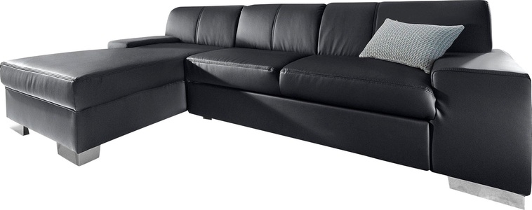 DOMO collection, DOMO collection Ecksofa, DOMO collection Ecksofa »Star, zeitlose Formensprache, elegante Optik, L-Form«, wahlweise mit Bettfunktion