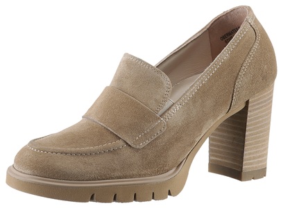 Paul Green, Pumps Damen Beige 40.5, Paul Green Pumps, Abendschuh, Festtagsschuh, Blockabsatz, mit extraleichter Laufsohle