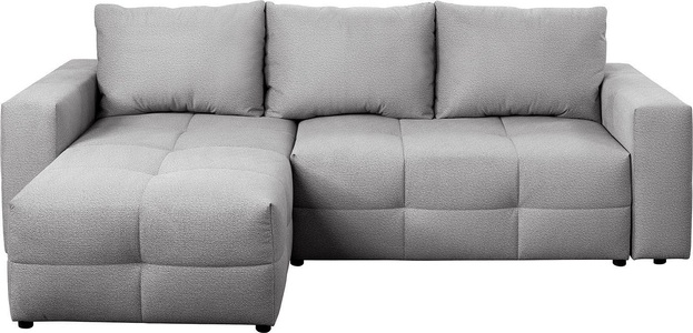 exxpo - sofa fashion Ecksofa Praktische Funktionsecke mit Federkern, Bettfunktion und Stauraum