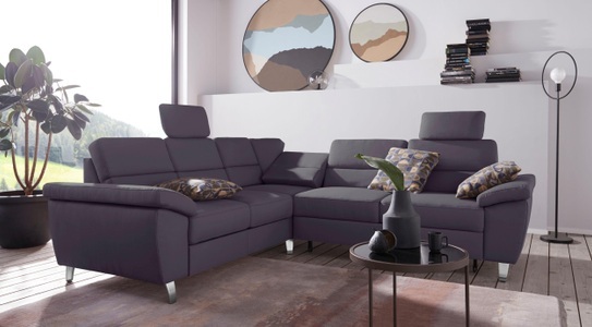 SIT&MORE, sit&more Ecksofa, sit&more Ecksofa »Sorano L-Form«, wahlweise mit Bett- und Relaxfunktion, inkl. Bettkasten