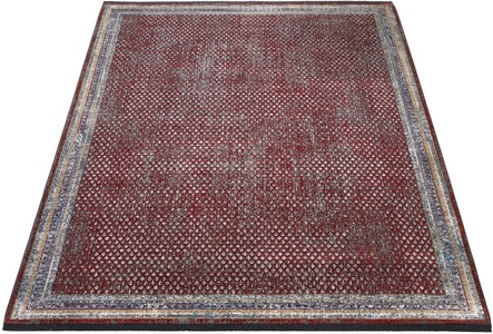 WK WOHNEN Teppich »POINTS«, rechteckig, 7 mm Höhe, hochwertiger Materialmix mit seidigem Glanz