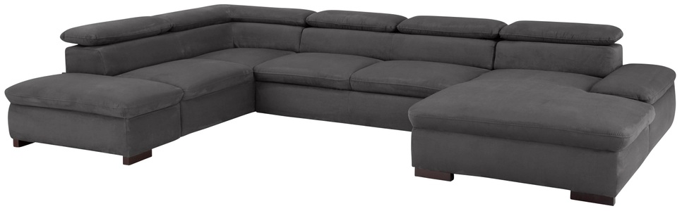 Home affaire Wohnlandschaft »Alberto«, XL, inklusive Kopfteilverstellung