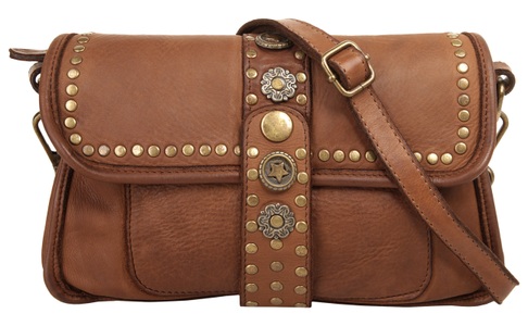 SAMANTHA LOOK, Samantha Look Henkeltasche, Samantha Look Henkeltasche, echt Leder, Made in Italy