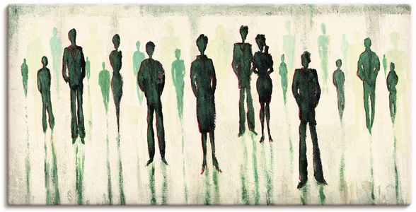 Artland, Artland Wandbild »Vor allen«, Artland Wandbild »Vor allen«, Gruppen & Familien, (1 St.), als Alubild, Outdoorbild, Leinwandbild in verschied. Grössen