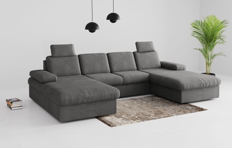 sit&more Wohnlandschaft »Moreno«, mit Armteilverstellung,wahlweise mit Bettfunktion