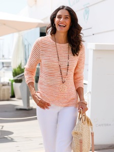 Inspirationen Ajourpullover »Baumwoll-Pullover«