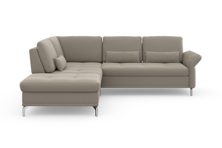 INOSIGN, INOSIGN Ecksofa »Palm Beach«, Federkern, mit Sitztiefenverstellung, wahlweise mit Bettfunktion, Bettkasten und Armteilverstellung, INOSIGN Ecksofa »Palm Beach L-Form«, Federkern, mit Sitztiefenverstellung, wahlweise mit Bettfunktion