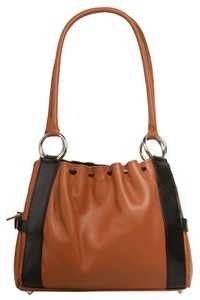 SAMANTHA LOOK, Samantha Look Henkeltasche, Samantha Look Henkeltasche, echt Leder, Made in Italy