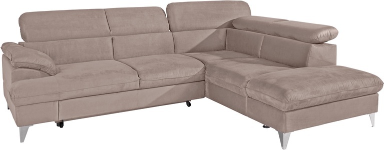 Cotta, COTTA Ecksofa »Caluso«, inklusive Kopfteilverstellung, wahlweise mit Bettfunktion, COTTA Ecksofa »Caluso L-Form«, inklusive Kopfteilverstellung, wahlweise mit Bettfunktion