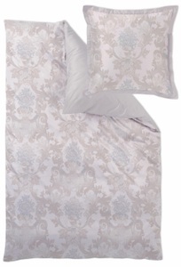 undefined, Curt Bauer Mako-Brokat-Damast Wendebettwäsche Louis XIV, Curt Bauer Wendebettwäsche »Louis XIV« 2 Stk. tlg. mit Blumenranken