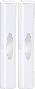 Wenko, WENKO Folienspender »Perfect Cutter«, (Set, 2 St.), für Folienrollen bis 33 cm Breite, für Alufolien und Frischhaltefolien, WENKO Folienspender »Modell Perfect-Cutter«, (Set, 2 St.), für Folienrollen bis 33 cm Breite, für Alufolien und Frischhaltefolien