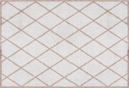 Zala Living, Fussmatte, »Scale«, Zala Living, rechteckig, Höhe 7 mm, maschinell getuftet, HANSE Home Fussmatte »Scale, Türmatte«, rechteckig, 7 mm Höhe, Rauten Design, Robust, Waschbar, Rutschfest, Balkon, Eingang
