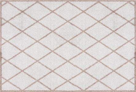 Zala Living, Fussmatte, »Scale«, Zala Living, rechteckig, Höhe 7 mm, maschinell getuftet, HANSE Home Fussmatte »Scale, Türmatte«, rechteckig, 7 mm Höhe, Rauten Design, Robust, Waschbar, Rutschfest, Balkon, Eingang