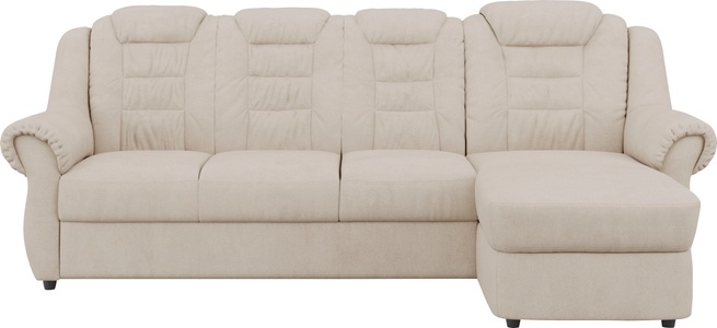 Home affaire Ecksofa »Boston L-Form«, Gemütliches Ecksofa mit hoher Rückenlehne in klassischem Design