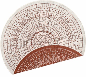 NORTHRUGS, NORTHRUGS Teppich »Porto«, rund, 5 mm Höhe, In-und Outdoor geeignet, Wohnzimmer, Balkon, Terrasse, Garten, Robust, Pflegeleicht, Flachgewebe, Wendbar, NORTHRUGS Teppich »Porto Wendeteppich«, rund, 5 mm Höhe, In-& Outdoor, Wetterfest, Balkon, Garten, Wohnzimmer, Wasserfest