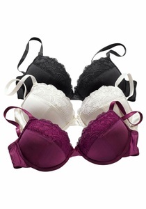 PETITE FLEUR, PETITE FLEUR Push-up-BH, petite fleur Push-up-BH Packung, 3 Stück, mit Bügel im attraktiven Multipack, Dessous