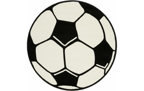 Hanse Home, Kinder-Teppich, Ecorepublic Home, »Fussball«, Hanse Home, gewebt, HANSE Home Kinderteppich »Football 150 cm«