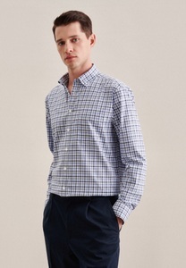Seidensticker, seidensticker Businesshemd »Regular«, Regular Langarm Button-Down-Kragen Karo, seidensticker Businesshemd »Regular«, Regular Langarm Button-Down-Kragen Karo