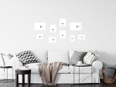 ANDAS, andas Bilderrahmen-Set »Bilderrahmen 9er«, (Set, 9 St., 2x 21x30 (DIN A4) + 4x 15x20 (DIN A5) + 2x 10x15 + 13x18 cm), andas Bilderrahmen-Set »Bilderrahmen 10er«, (Set, 10 St., 2x 21x30 (DIN A4) + 4x 15x20 (DIN A5) + 2x 10x15 + 2x 13x18 cm)