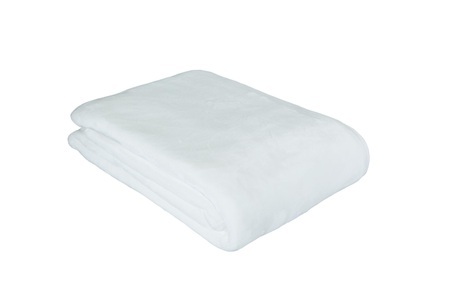 Eskitex, eskitex - Plaid CASHMINA - Polyester - weiss - 150/200 cm, Eskimo Wohndecke »Cashmina«