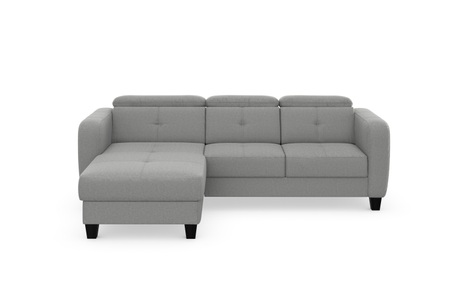 sit&more Ecksofa »Bellucci«, inklusive Kopfteilverstellung und Federkern, wahlweise mit Bettfunktion und Bettkasten