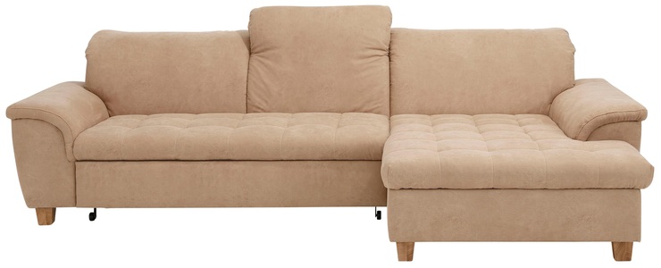 HOME AFFAIRE, Home affaire Ecksofa »Lyla«, mit Recamiere, wahlweise mit Rückenfunktion und zusätzlich mit Bett + Bettkasten, Home affaire Ecksofa »Lyla fester Sitzkomfort, bequeme Armlehnen, Breite 279cm, L-Form« mit Recamiere, wahlweise mit Rückenfunktion und zusätzlich mit Bett