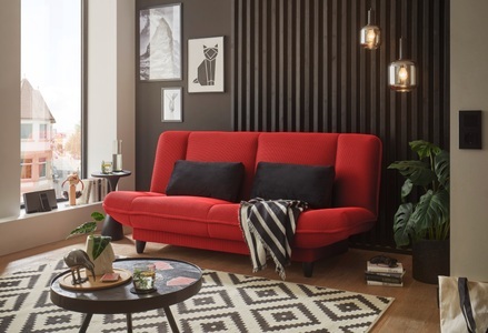 ED EXCITING DESIGN, ED EXCITING DESIGN Schlafsofa »Amalia«, mit Schlaffunktion und Bettkasten, ED EXCITING DESIGN Schlafsofa »Amalia«, mit Schlaffunktion und Bettkasten