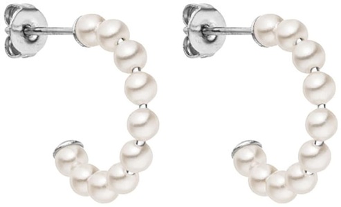 Purelei, Purelei Paar Creolen »Schmuck Geschenk Pure Soul Ohrringe, 23171«, mit Muschelperle, Purelei Paar Creolen »Schmuck Geschenk Pure Soul Ohrringe, 23171«, mit Muschelperle