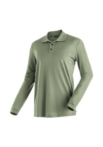 Maier Sports Poloshirt »Ulrich L/S«, Herren Funktionsshirt, langarm Freizeitshirt mit Hemdkragen, Reg. Fit