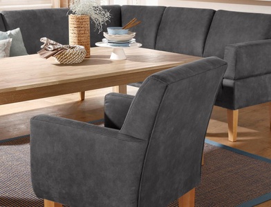 Home affaire Sessel »Fehmarn«, komfortable Sitzhöhe von 54 cm, in 3 verschiedenen Bezugsqualitäten