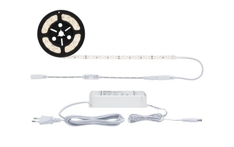 Paulmann, Paulmann LED-Dekoleuchte SimpLED 3 m, 3.000 K, Paulmann SimpLED Power Strip Set Warmweiss | 33 W | 3 m