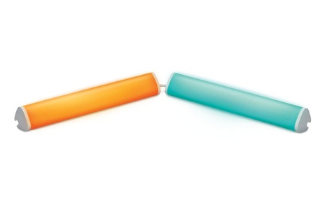 WiZ, WiZ LED-Tischleuchte Light Bar, Doppelpack, WIZ Light Bar White & Color Tischleuchte RGBW
