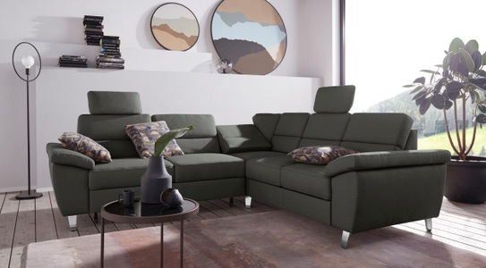 SIT&MORE, sit&more Ecksofa, sit&more Ecksofa »Sorano L-Form« wahlweise mit Bett- und Relaxfunktion, inkl. Bettkasten