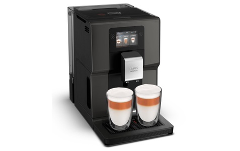 Krups, KRUPS EA872BCH Intuition Preference - Kaffeevollautomat (Grau/Schwarz), Krups EA872BCH Intuition Preference Kaffeemaschine Vollautomat grau