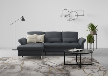 INOSIGN, INOSIGN Ecksofa »Palm Beach«, Federkern, mit Sitztiefenverstellung, wahlweise mit Bettfunktion, Bettkasten und Armteilverstellung, INOSIGN Ecksofa »Palm Beach L-Form«, Federkern, mit Sitztiefenverstellung, wahlweise mit Bettfunktion