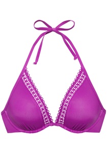 S.Oliver, s.Oliver Bügel-Bikini-Top "Aiko" mit Häkeloptik