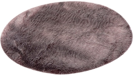 Obsession, Obsession Fellteppich »My Samba 495«, rund, 40 mm Höhe, Kunstfell, handgetuftet, changierende Farben, sehr weicher Hochflor - ein echter Kuschelteppich, ideal im Wohnzimmer & Schlafzimmer, Obsession Fellteppich »My Samba 495«, rund, 40 mm Höhe, Kunstfell, handgetufte changierende Farben, weicher Hochflor