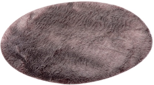 Obsession, Obsession Fellteppich »My Samba 495«, rund, 40 mm Höhe, Kunstfell, handgetuftet, changierende Farben, sehr weicher Hochflor - ein echter Kuschelteppich, ideal im Wohnzimmer & Schlafzimmer, Obsession Fellteppich »My Samba 495«, rund, 40 mm Höhe, Kunstfell, handgetufte changierende Farben, weicher Hochflor