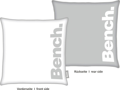 Bench. Dekokissen »Bench«, (1 St.), Kissenhülle mit Wendemotiv und Rundum-Paspel