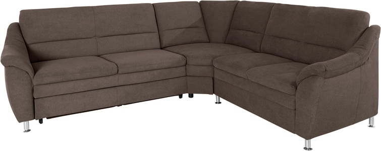 Places of Style Ecksofa »Cardoso«, mit Trapezecke für mehr Sitzkomfort, wahlweise auch mit Bettfunktion und Schublade und Relaxfunktion