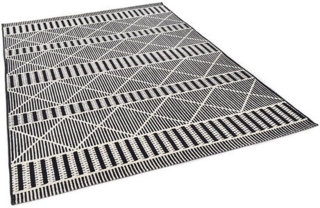 Tom Tailor, TOM TAILOR Teppich »Funky Outdoor Geometric«, rechteckig, 5 mm Höhe, Flachgewebe, In- und Outdoor geeignet, Wohnzimmer, TOM TAILOR HOME Teppich »Funky Outdoor Geometric«, rechteckig, 5 mm Höhe, Flachgewebe, modernes Rauten Design, Outdoor geeignet, Wohnzimmer