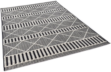 Tom Tailor, TOM TAILOR Teppich »Funky Outdoor Geometric«, rechteckig, 5 mm Höhe, Flachgewebe, In- und Outdoor geeignet, Wohnzimmer, TOM TAILOR HOME Teppich »Funky Outdoor Geometric«, rechteckig, 5 mm Höhe, Flachgewebe, modernes Rauten Design, Outdoor geeignet, Wohnzimmer