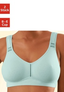 PETITE FLEUR, PETITE FLEUR T-Shirt-BH, petite fleur T-Shirt-BH Packung, 2 Stück, ohne Bügel aus Baumwolle
