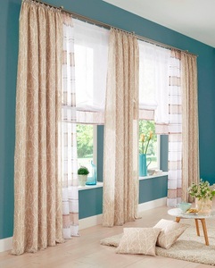 MY HOME, Raffrollo »Camposa«, my home, mit Klettband, my home Raffrollo »Camposa«, mit Klettband, Transparent, Voile, Polyester
