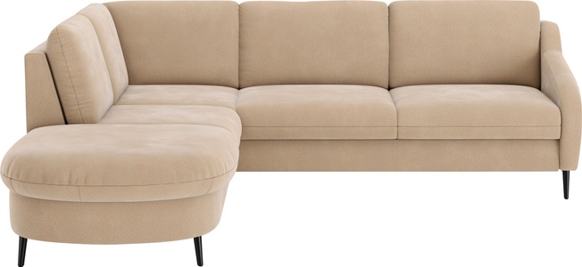 sit&more Ecksofa »Soul L-Form«, wahlweise mit Bettfunktion und Bettkasten oder Schubkasten