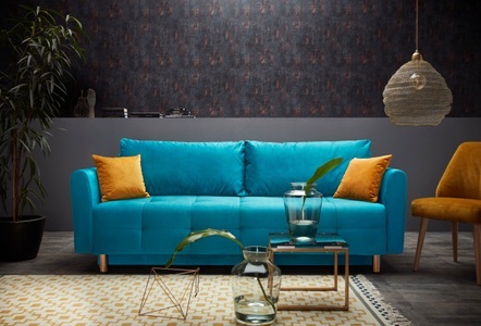 INOSIGN, INOSIGN Schlafsofa »Nordic metallic«, mit Federkern und Metallbeinen, Steppung im Sitzbereich, INOSIGN Schlafsofa »Nordic«, mit Federkern und Metallbeinen, Steppung im Sitzbereich
