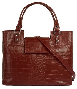 CLUTY, Cluty Henkeltasche, (1 tlg.), echt Leder, Made in Italy, Cluty Henkeltasche, echt Leder, Made in Italy